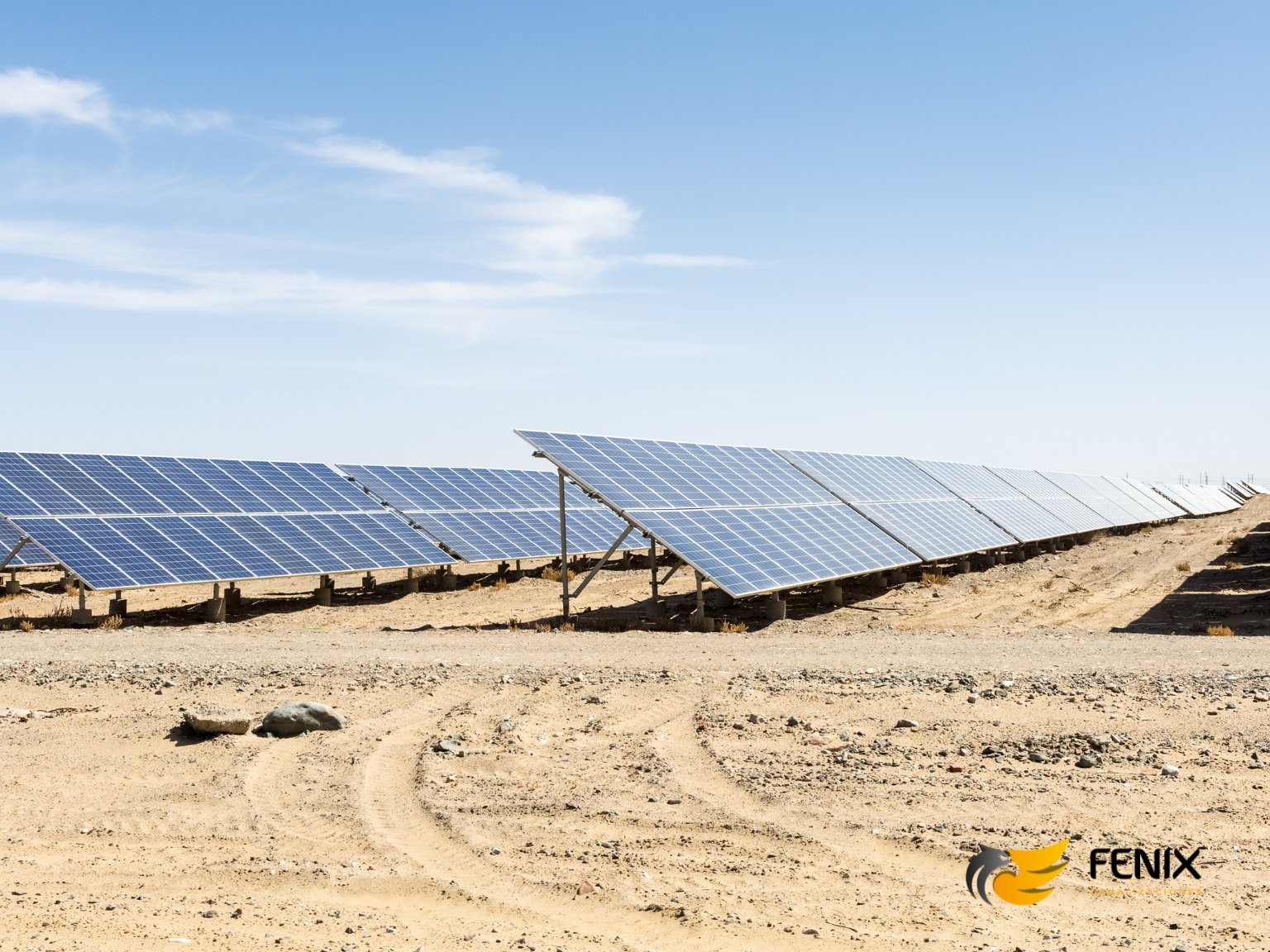 Canalización en Huerto solar